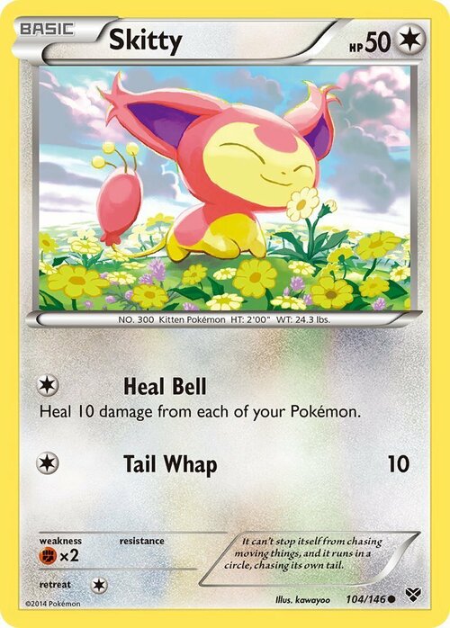 Skitty Card Front