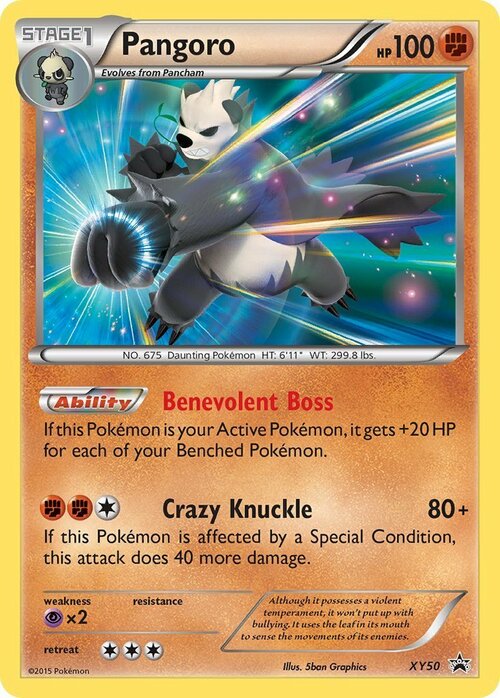 Pangoro Card Front