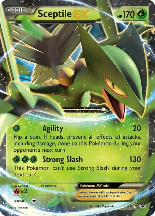 Sceptile EX Card Front