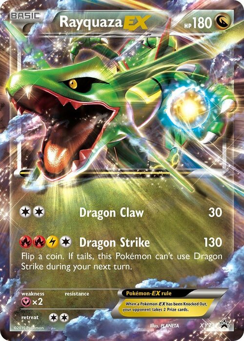 Rayquaza EX Card Front