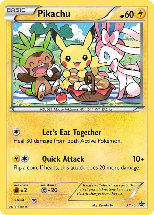 Pikachu Card Front