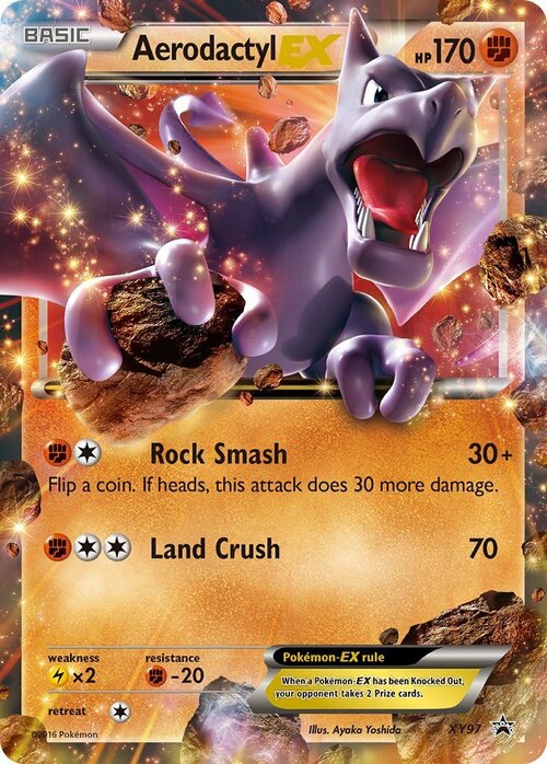 Aerodactyl EX Card Front