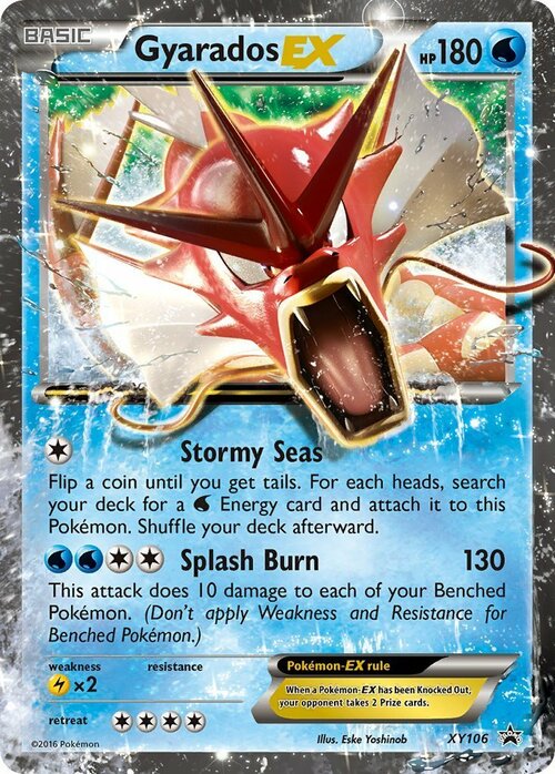 Gyarados EX Card Front