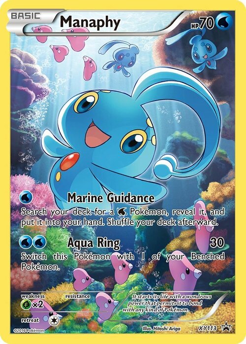 Manaphy Card Front