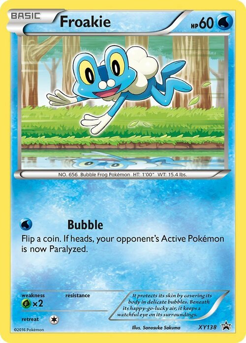 Froakie Card Front