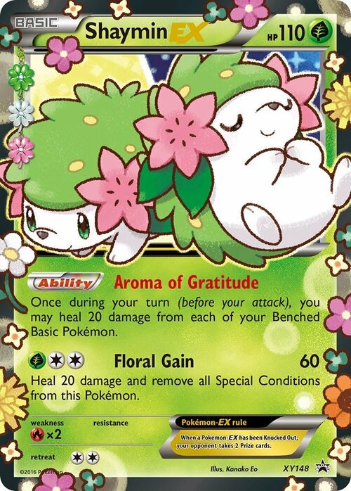 Shaymin EX Card Front