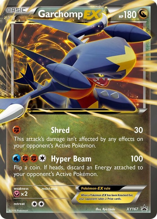 Garchomp EX Card Front