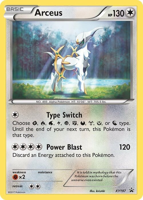 Arceus Card Front