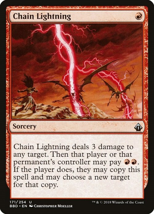 Chain Lightning Card Front