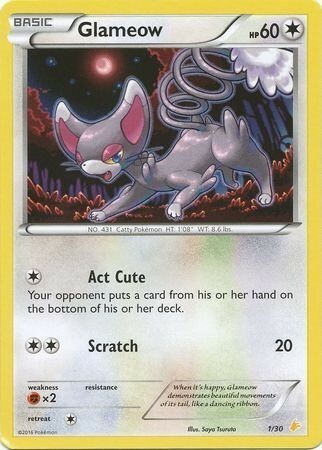 Glameow Card Front