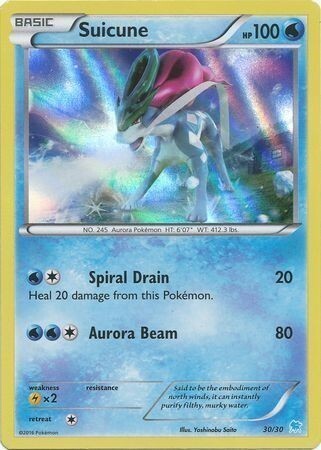 Suicune Card Front