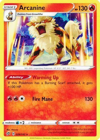 Arcanine Card Front