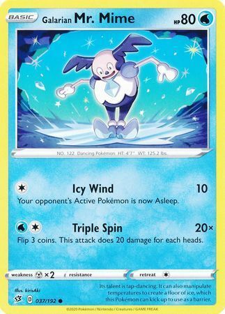 Galarian Mr. Mime Card Front