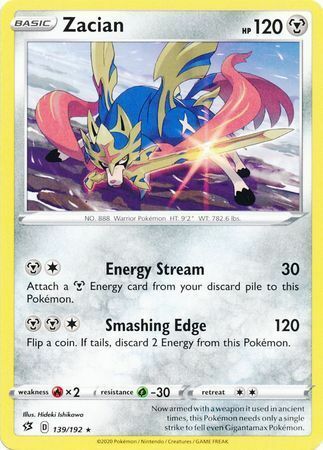 Zacian Card Front