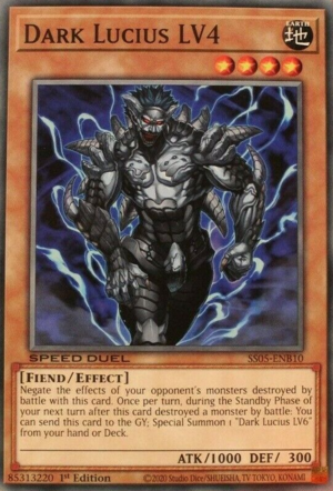 Dark Lucius LV4 Card Front