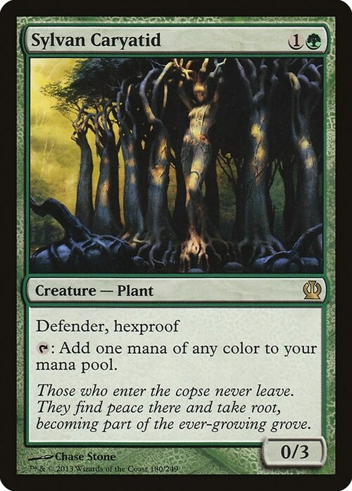 Sylvan Caryatid Card Front