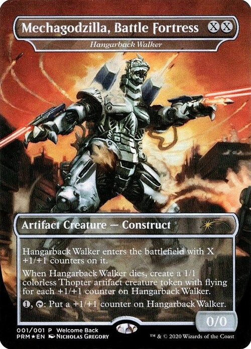 Hangarback Walker Card Front