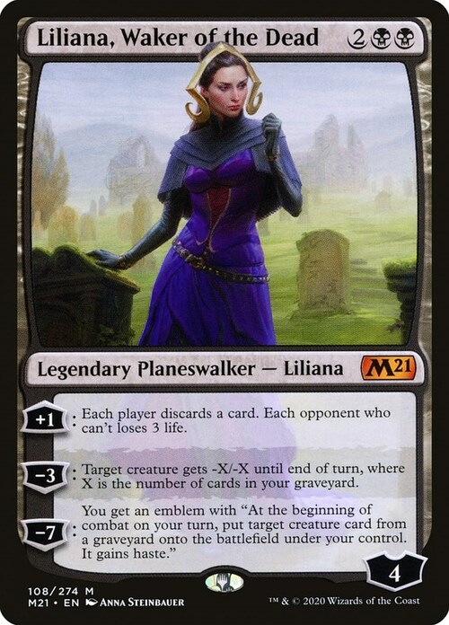 Liliana, Waker of the Dead Card Front