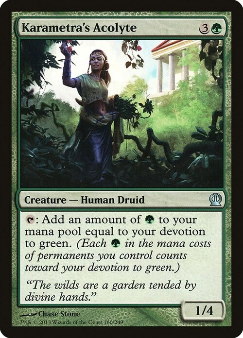 Karametra's Acolyte Card Front