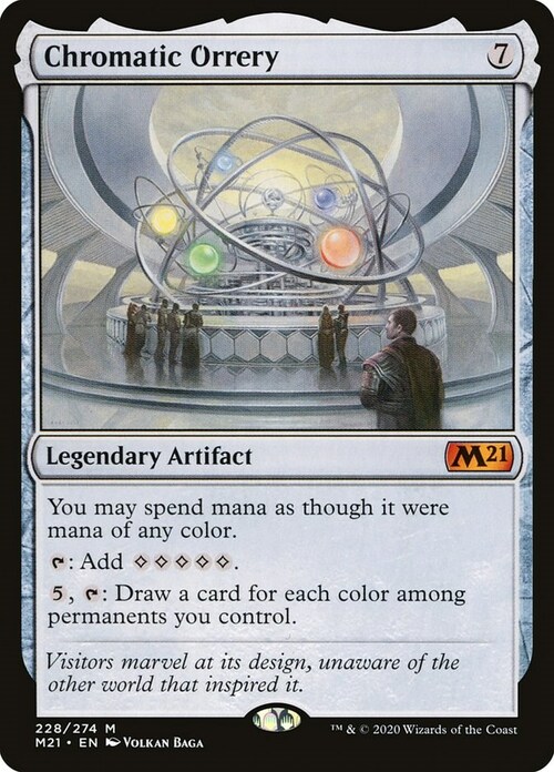 Chromatic Orrery Card Front