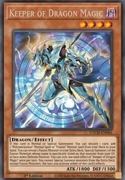 Keeper of Dragon Magic Card Front