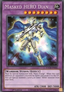 Masked HERO Dian Card Front