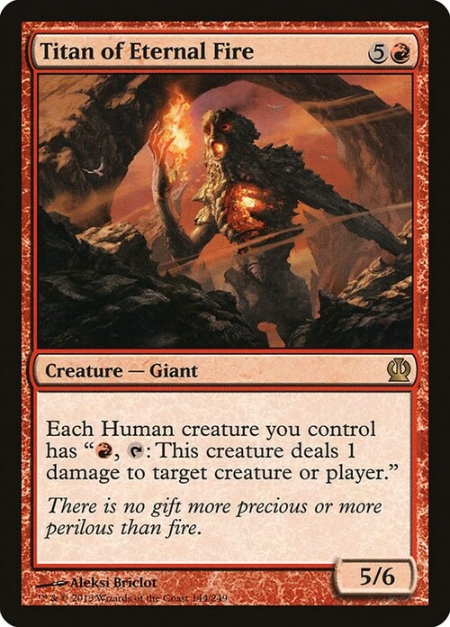 Titan of Eternal Fire Card Front