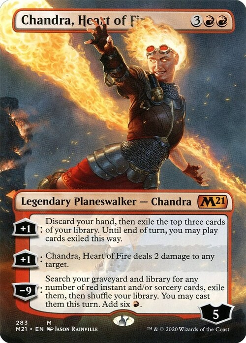 Chandra, Heart of Fire Card Front