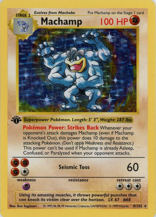 Machamp Card Front