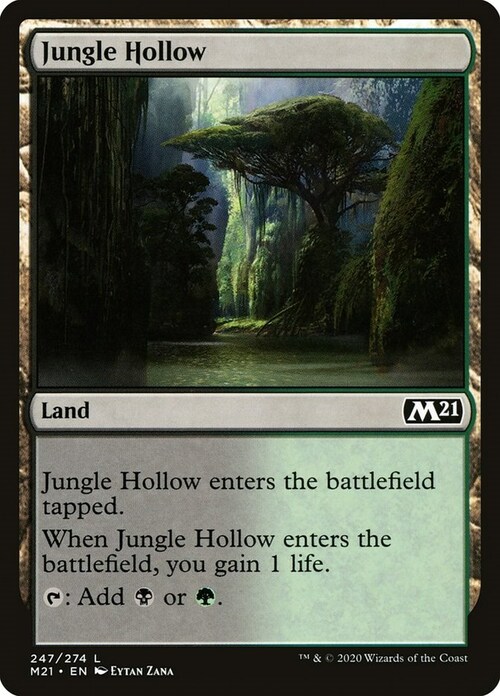 Jungle Hollow Card Front