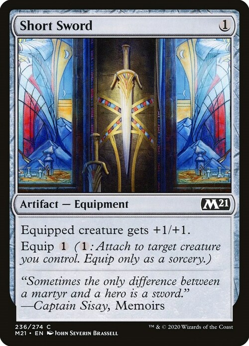 Short Sword Card Front