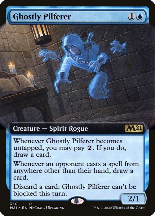 Ghostly Pilferer Card Front