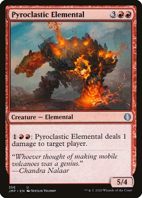 Pyroclastic Elemental Card Front