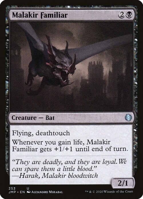 Malakir Familiar Card Front