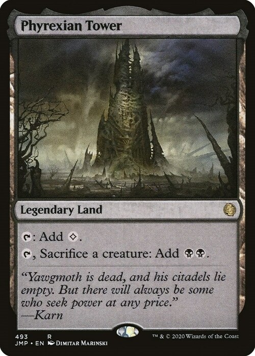 Phyrexian Tower Card Front