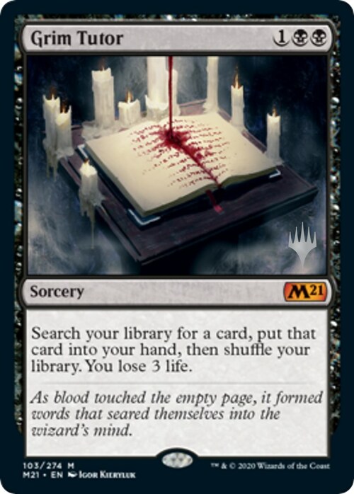 Grim Tutor Card Front