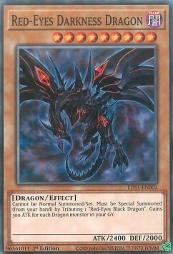 Red-Eyes Darkness Dragon Card Front