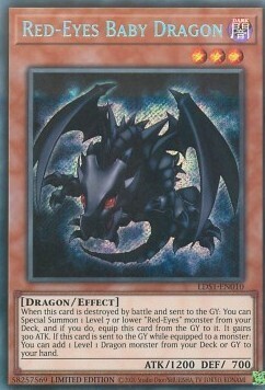 Red-Eyes Baby Dragon Card Front