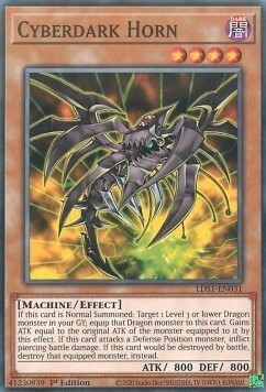 Cyberdark Horn Card Front