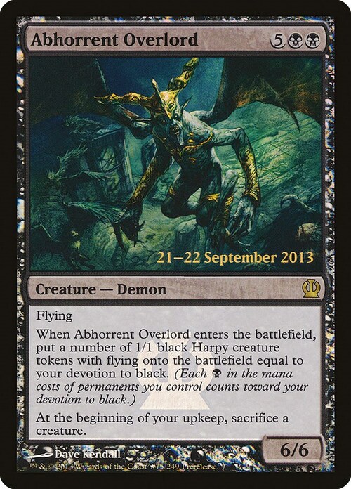 Abhorrent Overlord Card Front