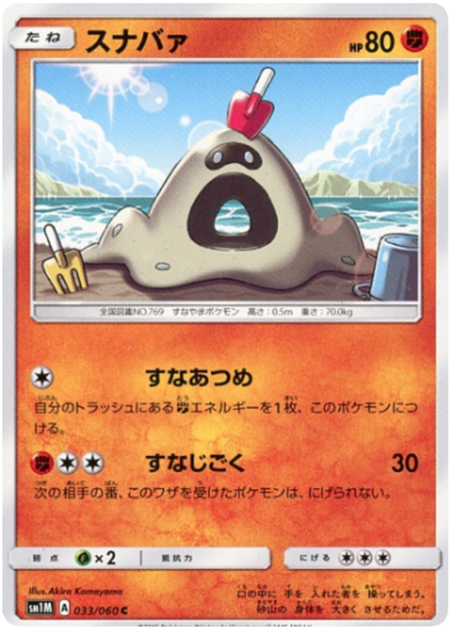 Sandygast Card Front