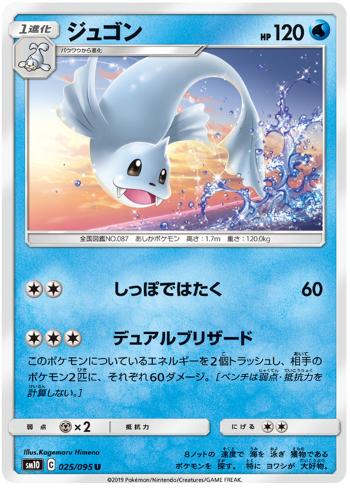 Dewgong Card Front