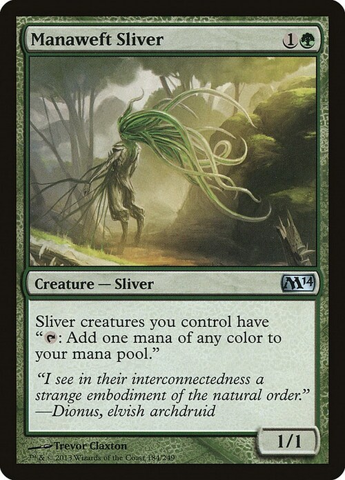 Manaweft Sliver Card Front