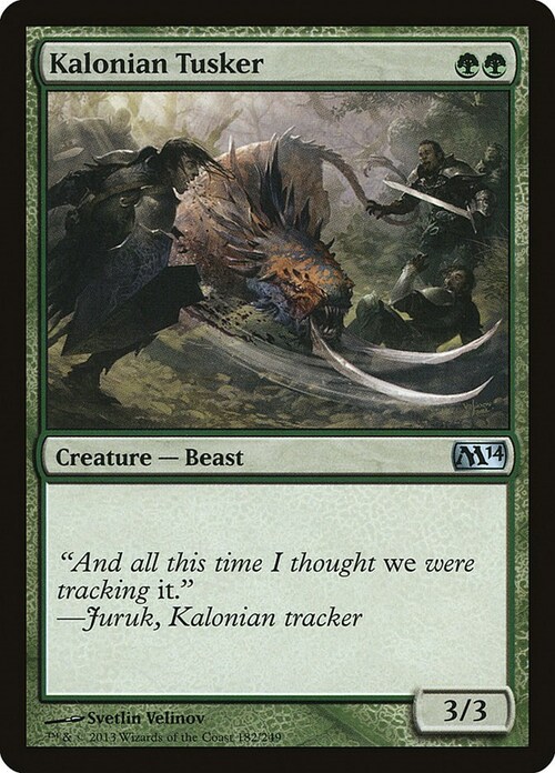 Kalonian Tusker Card Front