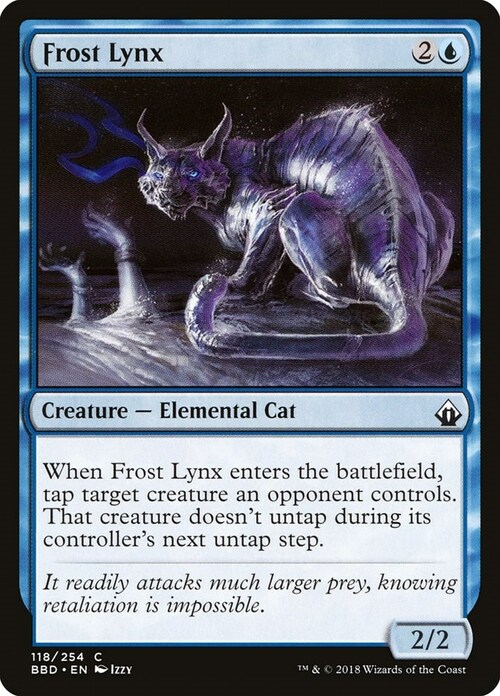 Frost Lynx Card Front