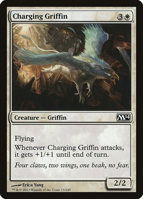 Charging Griffin Card Front