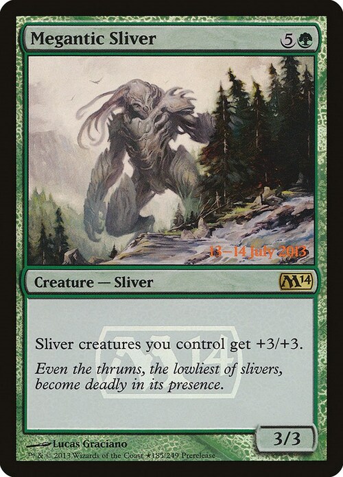 Megantic Sliver Card Front