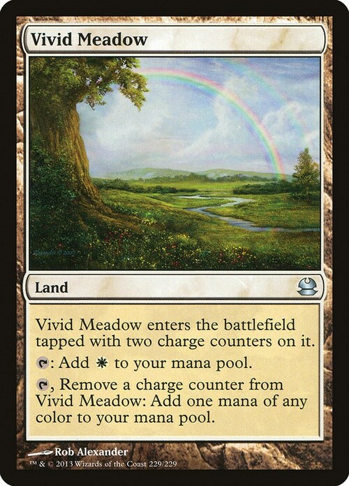 Vivid Meadow Card Front