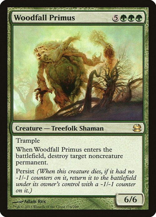 Woodfall Primus Card Front