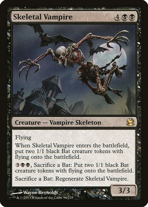 Skeletal Vampire Card Front